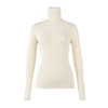 OEM Custom New Autumn Winter Slim 100% Wool Turtleneck Knitted Sweater for Women