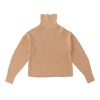 Fall Winter OEM Factory Custom Cotton Long Sleeve Women Short Pullover Knit Sweater