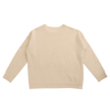 Fall Winter OEM Factory Custom Long Sleeve 100% Wool Crewneck Women Pullover Knit Sweater