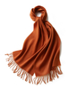 Fall Winter OEM Manufacture Custom Designer Wool Cashmere Women Ladies Knit Scarf