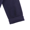 Autumn Winter OEM Factory Custom Navy Crewneck Button Long Sleeve Women Pullover Knit Sweater