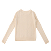 Fall Winter OEM Factory Custom Long Sleeve Hollow Wool Women Pullover Knit Sweater