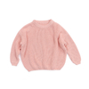 OEM Custom Cotton Knitted Winter Crewneck Knit Jumper Baby Sweater for Kids