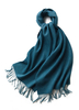 Fall Winter OEM Manufacture Custom Designer Wool Cashmere Women Ladies Knit Scarf